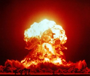 Nuclear Explosion - PD by Wikimedia Commons four fundamental forces