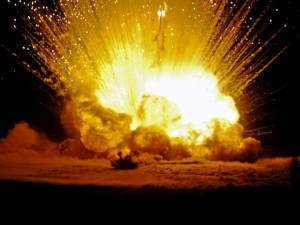 New Year's Bang Chemical explosions - what causes them?