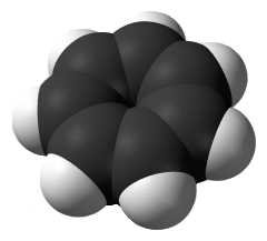 Tropylium ion spacefill model.