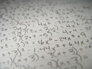 High School Math Calculations - Image: Stock Photo Exchange 614682