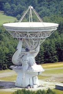 The 140′ Radio Telescope at Green Bank, WV. Image NRAO