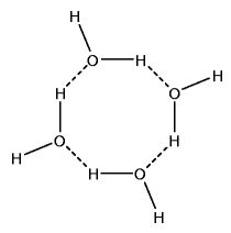 polymeric water clusters.