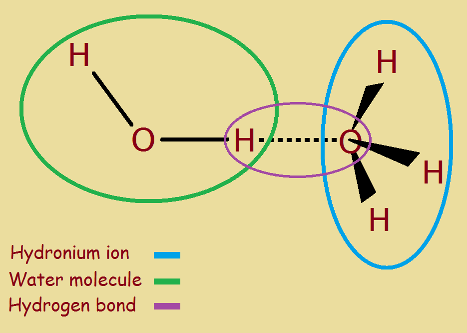 Hydronium Ion Hydrate Its Cause And Molecular Structure.