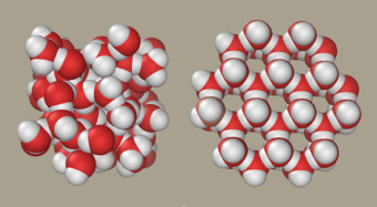bent water molecule