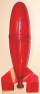 Red Toy Pump Rocket