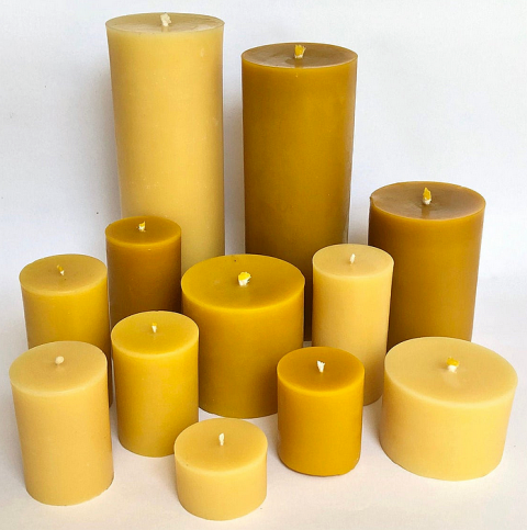 Beeswax candles