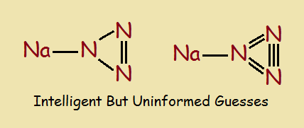 Incorrect hydrazoic acid structures.